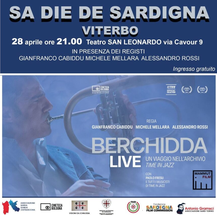 Il film sul festival Time in Jazz celebra Sa Die de Sa Sardigna a Viterbo